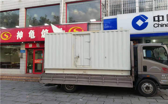 九台出租发电机施工案例